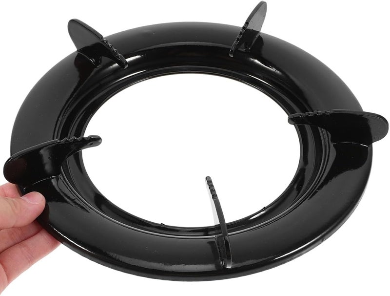 DOITOOL Cast Iron Wok Ring for Gas Stove, 2 Pack Universal Non-Slip 9 Inch Wok Support Rack Stand Burner Grate Replacement Parts, Gas Stove Stand Rack Accessories - Image 4